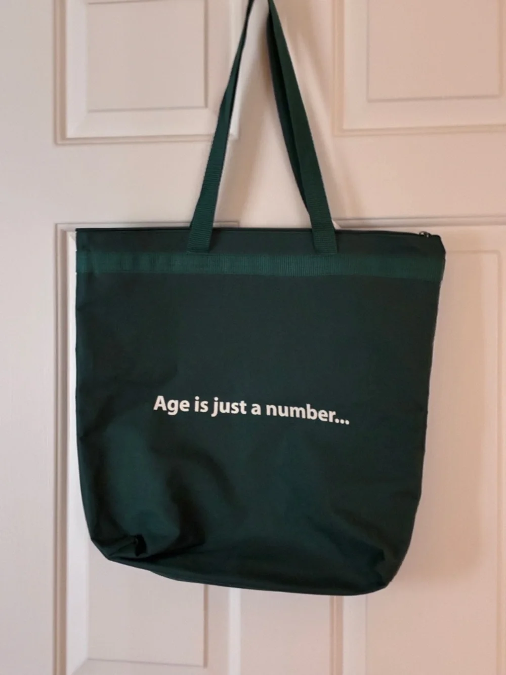 Dark Green Tote Bag‎ with 